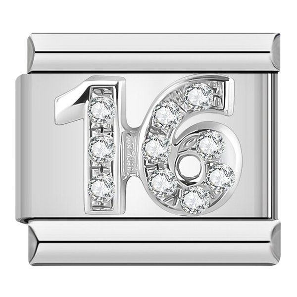 Number (16, Silver)