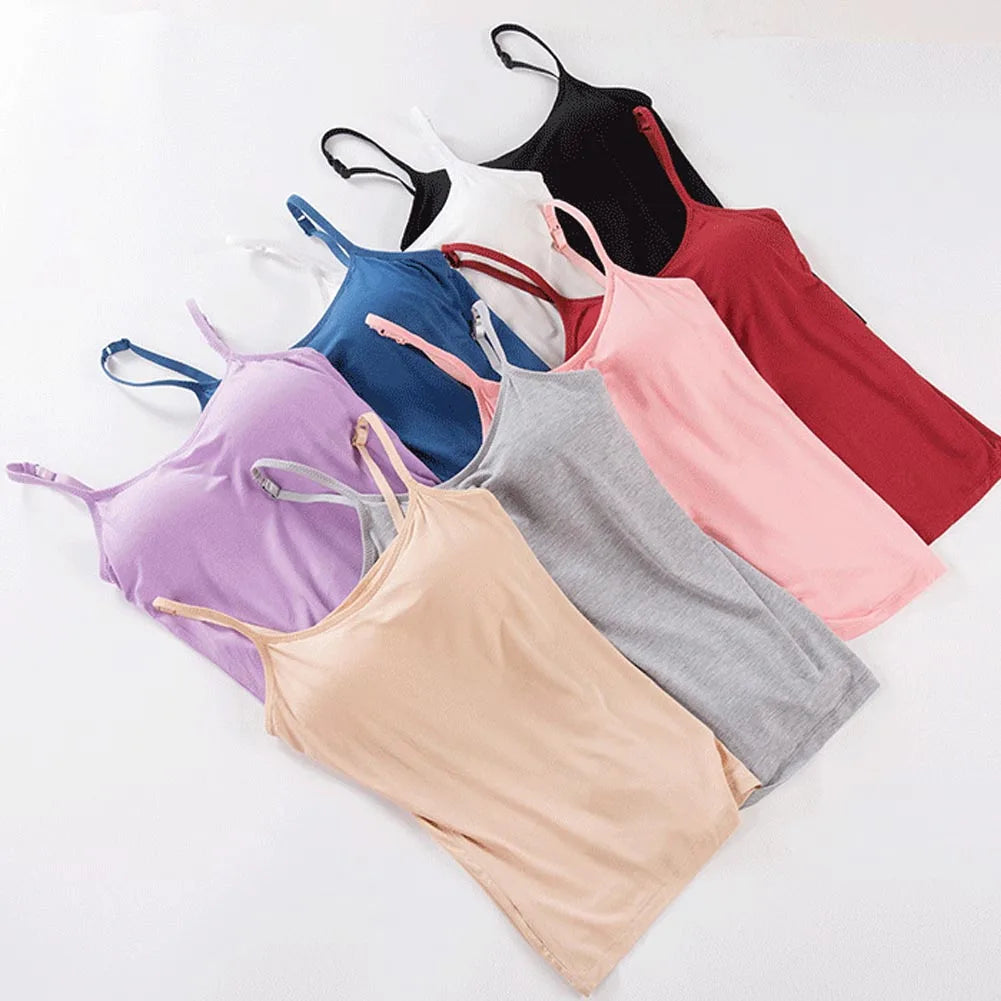 Camisole Built-in Bra TikTok Viral Tank Top