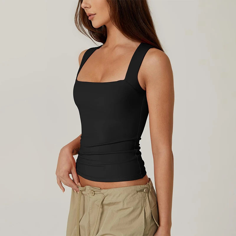 Double-Layer Women's Tank Top